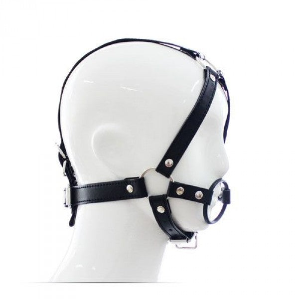 Knebel Imbracatura per testa con anello Head Harness+Ring Gag