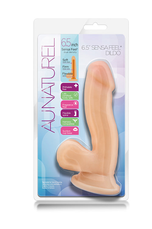 AU NATUREL 6.5INCH SENSA FEEL DILDO