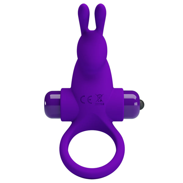 PRETTY LOVE   VIBRANT PENIS RING I Purple