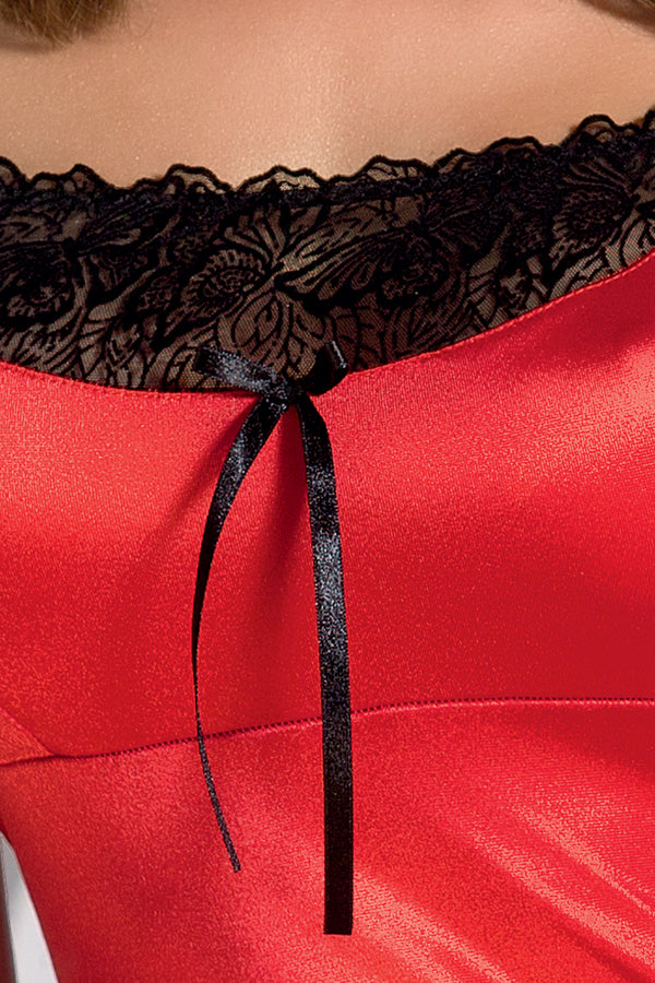 Bielizna LAUREN CHEMISE red L/XL   Casmir