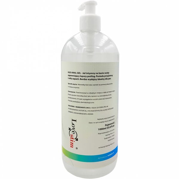 H2O Anal Gel 1000ml.