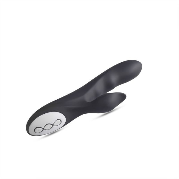 Vibratore G spot e stimulatore clitorideo Black