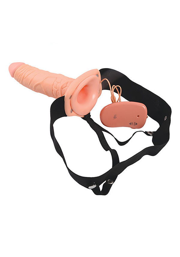 Proteza VIBRATORE STRAP ON CAVO REAL RAPTURE 8 FLESH