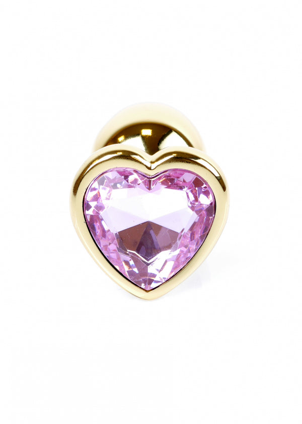 Plug Jewelery Gold Heart PLUG Rose