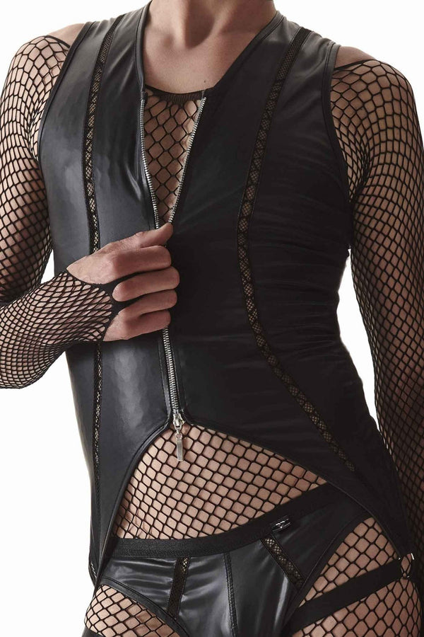 Regnes CRDSET002 bodysuit and panties black L