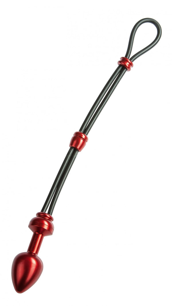 MALESATION Cock Grip with Alu Plug small, red