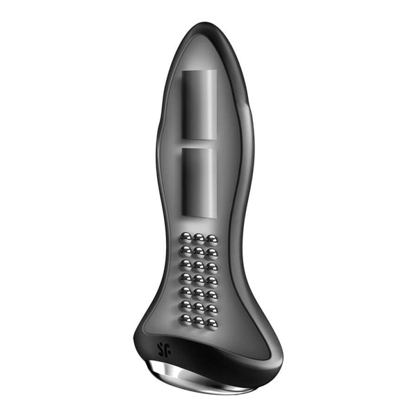 Plug Vibrator Rotation Plug 1 Connect App (Black)