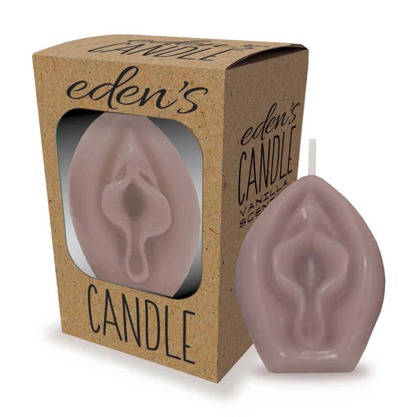 Eden's Candle   Vanilla Scented Vagina   Taupe