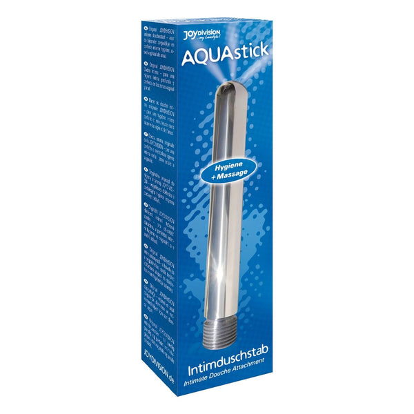 Anal/hig Irygator AQUASTICK INTIMATE DOUCHE ATTACHMENT SILVER