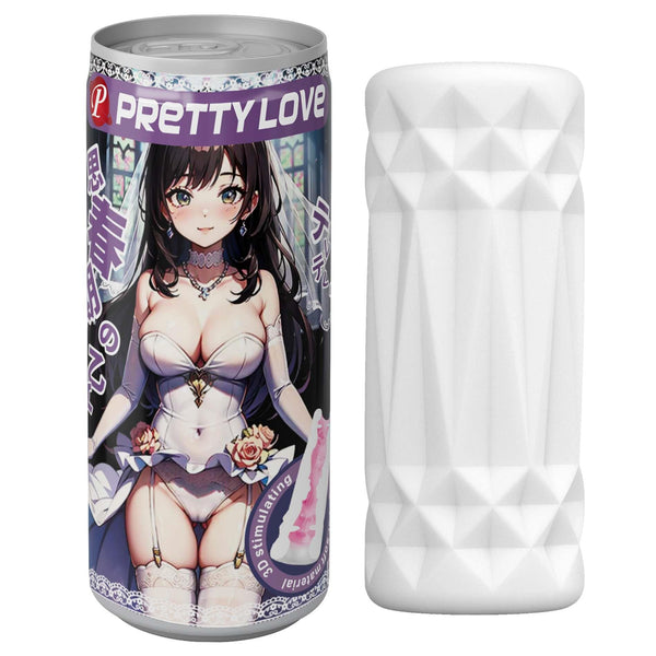 PRETTY LOVE Masturbator, Super soft material TPR/ABS