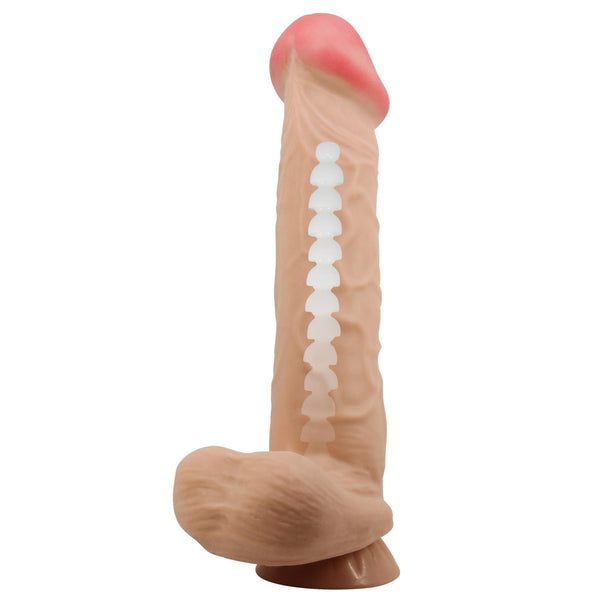 BAILE   Sliding Skin 10,2 Flesh Suction base Bendable TPR