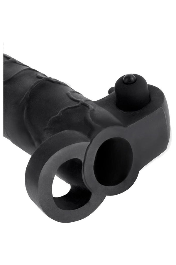 FANTASY X TENSIONS VIBRATING REAL FEEL 2 INCH EXTENSION BLACK