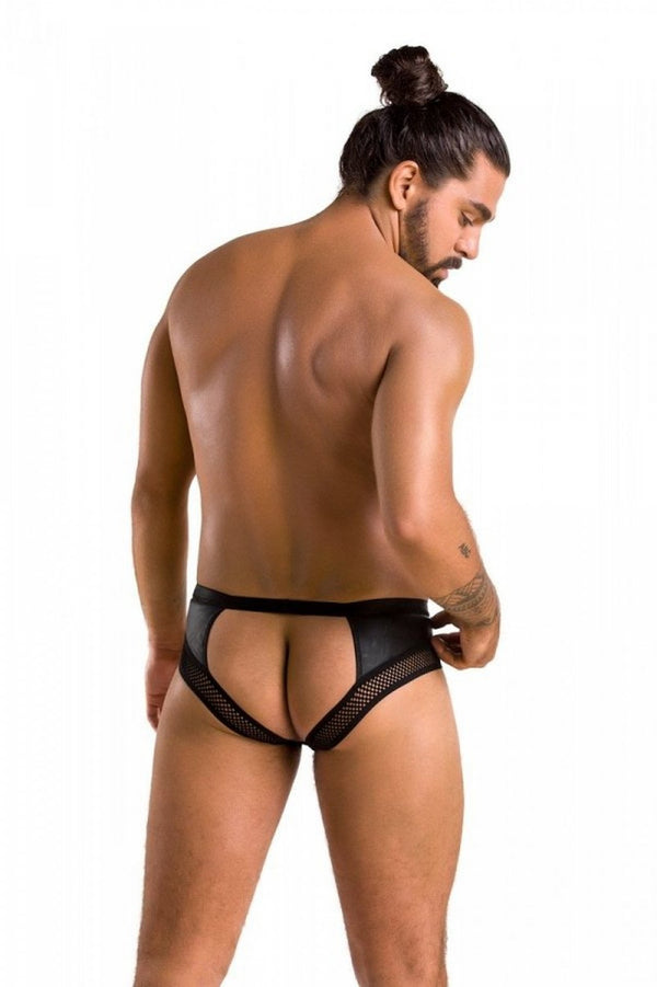 030 SLIP OPEN TOM black S/M   Passion