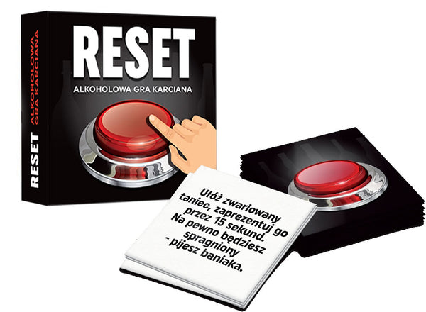 RESET Drinking Card Game