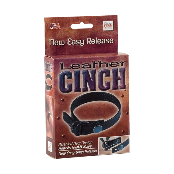 Leather Cinch Black