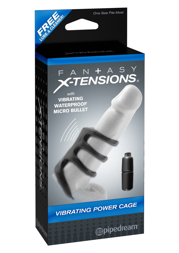 FX Vibrating Power Cage Black