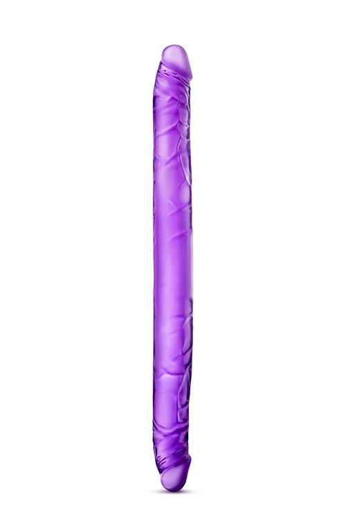 B YOURS 16INCH DOUBLE DILDO PURPLE