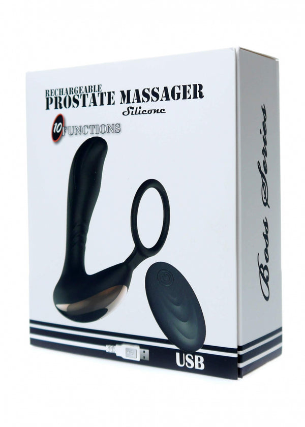 Prostate Massager with Ring USB 10 Function / Remote Control