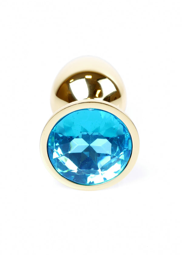 Plug Jewelery Gold PLUG Light Blue