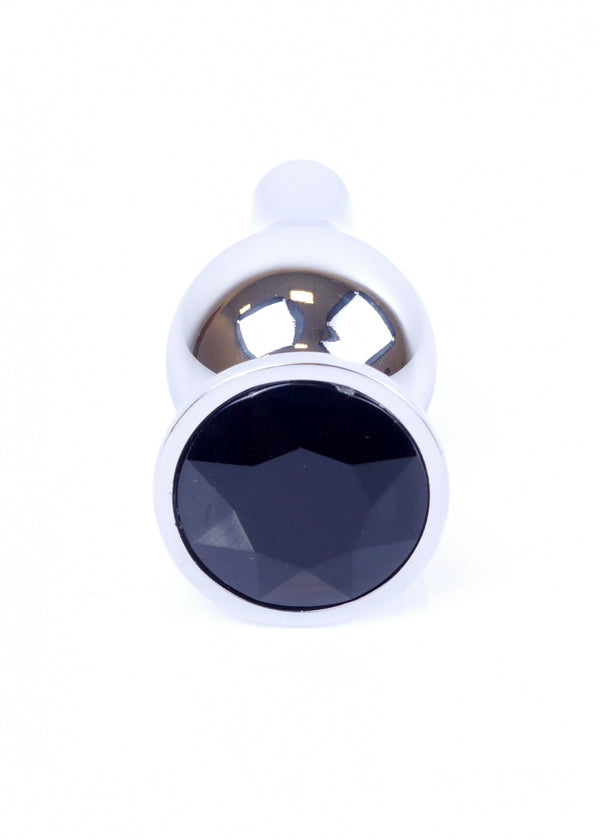 Plug Jewellery Silver BUTT PLUG  Black