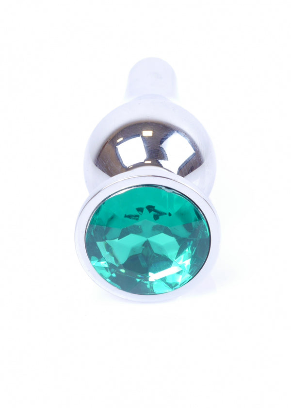 Plug Jewellery Silver BUTT PLUG  Green