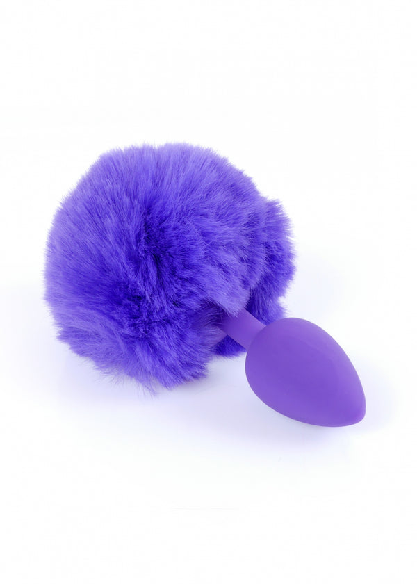 Plug Jewelery Silicon PLUG Bunny Tail Purple