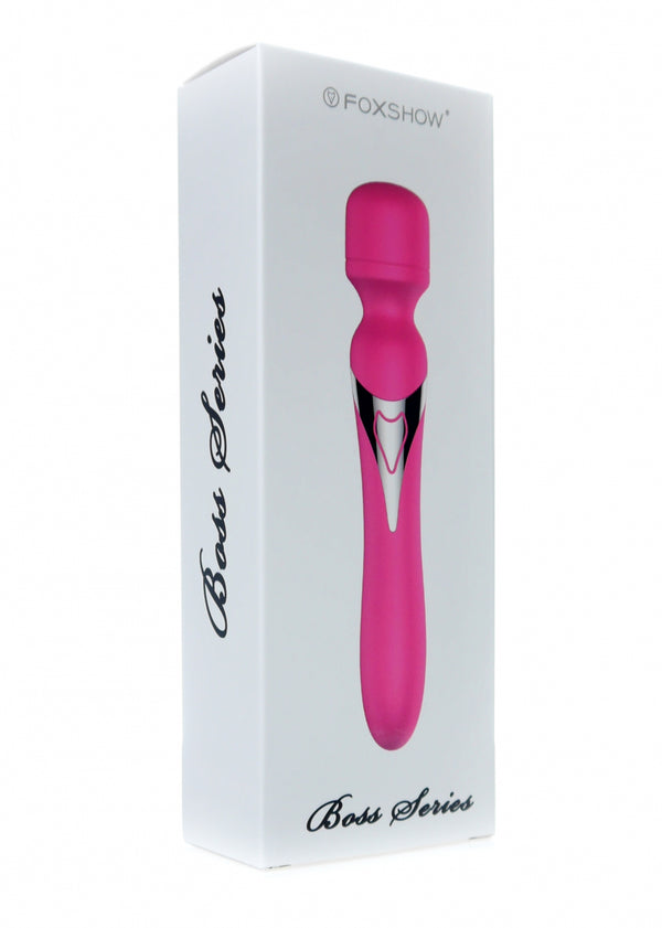 B Series Silicone Dual Massager USB Pulsator 7+7 Function (Pink)