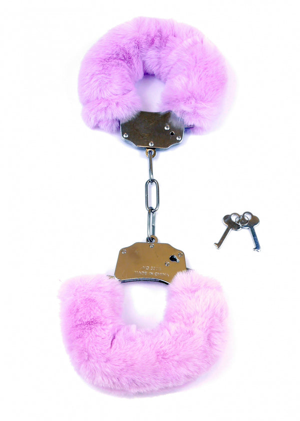 Kajdanki Fetish B   Series  Furry Cuffs Purple