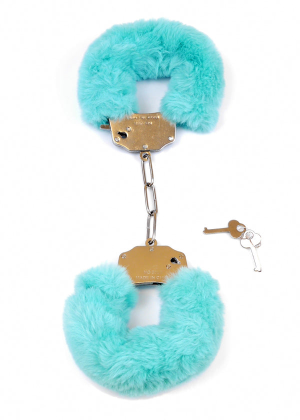 Kajdanki Fetish B   Series  Furry Cuffs Blue