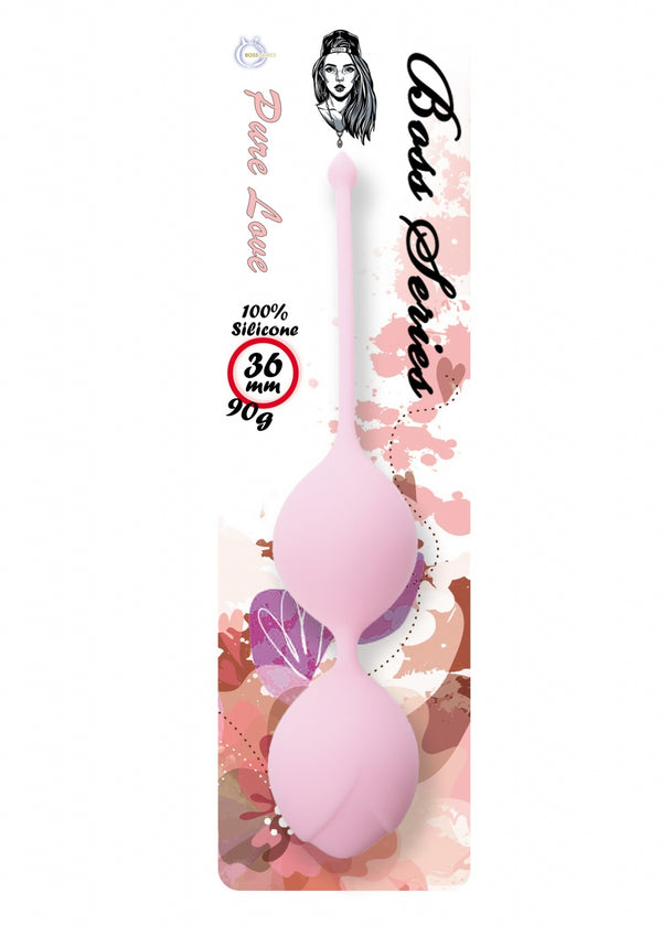 Silicone Kegel Balls 36mm 90g Light Pink   B   Series