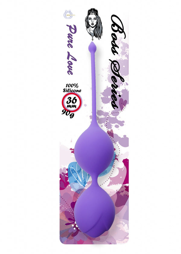 Silicone Kegel Balls 36mm 90g Purple   B   Series