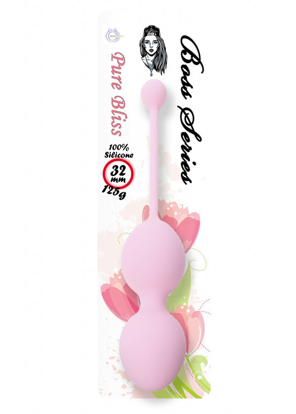 Silicone Kegel Balls 32mm 125g Pink   B   Series