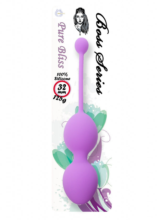 Silicone Kegel Balls 32mm 125g Purple   B   Series