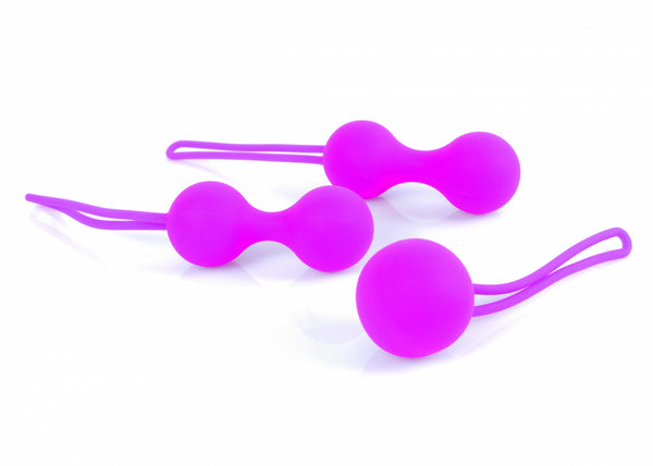 Kulki Silicone Kegal Balls Set   Purple