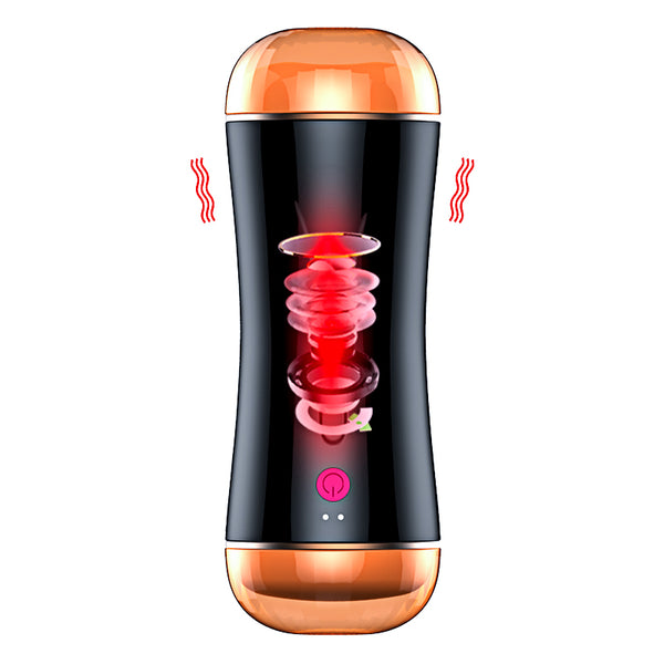 Masturbator Vibrating Masturbation Cup USB 10 function + Interactive Function / Double Ends