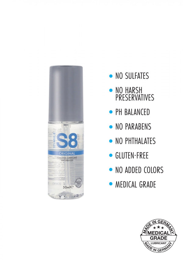 S8 Waterbased Lube 50ml Original