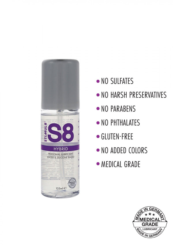 S8 Hybrid Lube 125ml Natural