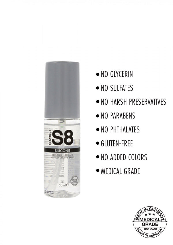 S8 Premium Silicone Lube 50ml Original