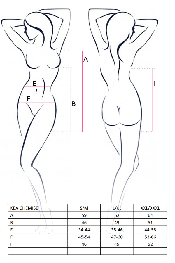 Bielizna KEA CHEMISE black L/XL   Casmir