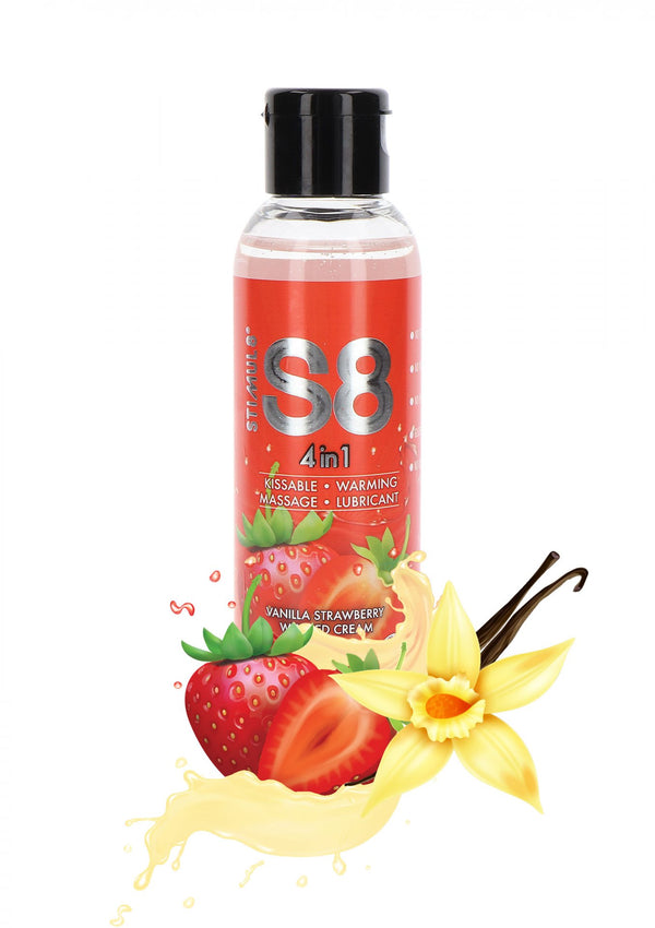 S8 4 in 1 Dessert Lube 125ml Strawberry