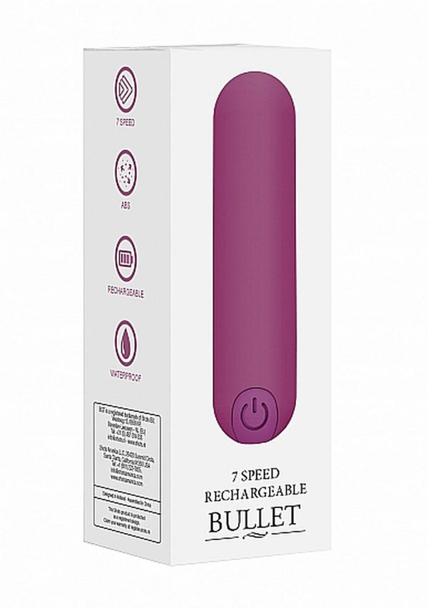10 Speed Rechargeable Bullet   Purple