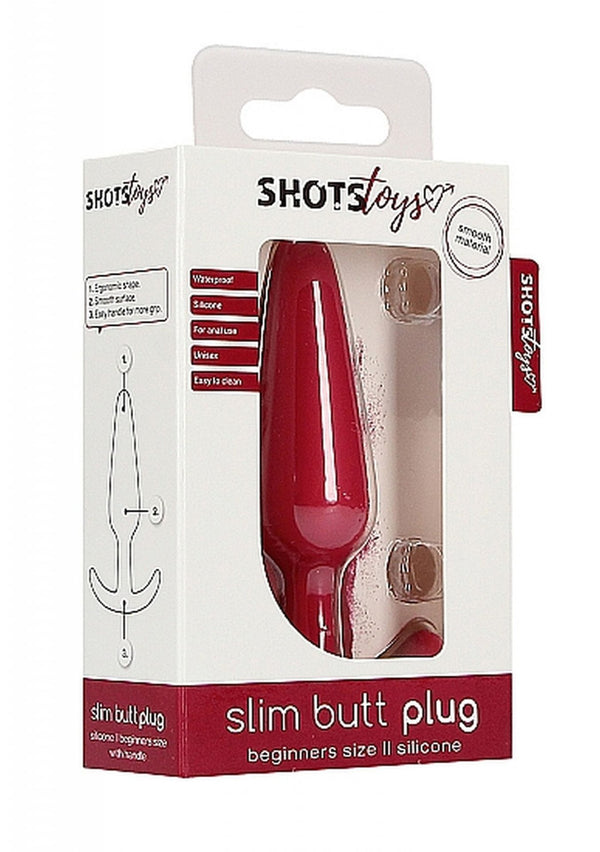 Slim Butt Plug   Red