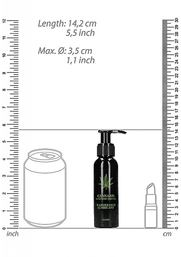 Cannabis With Hemp Seed Oil Waterbased Lubricant 100 ml