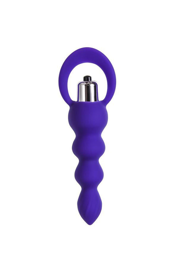 ToDo by Toyfa Anal plug Twisty, silicone, purple, 14 cm, O 3.2 cm