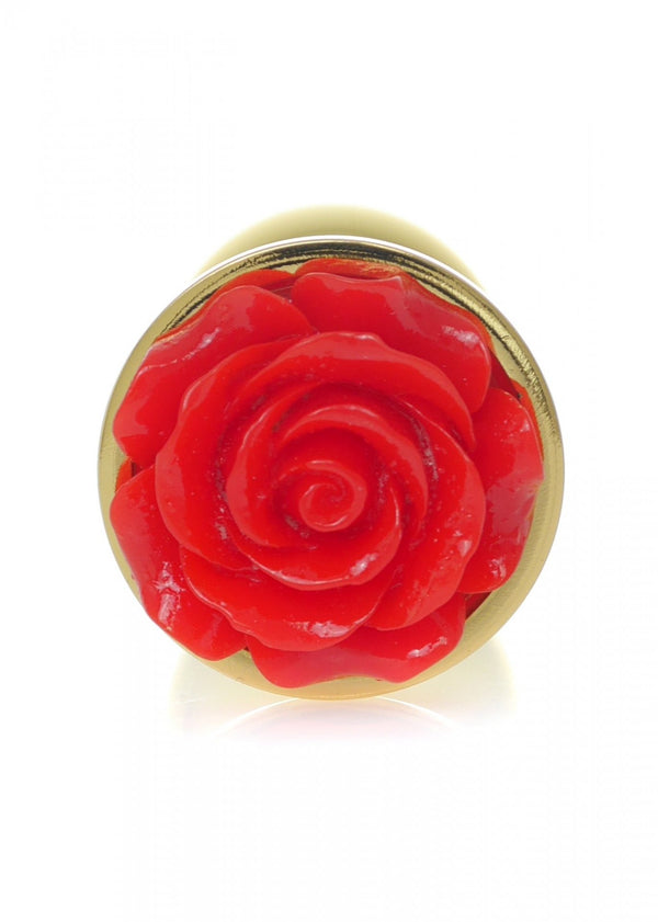 Plug Jewelery Gold PLUG ROSE Red