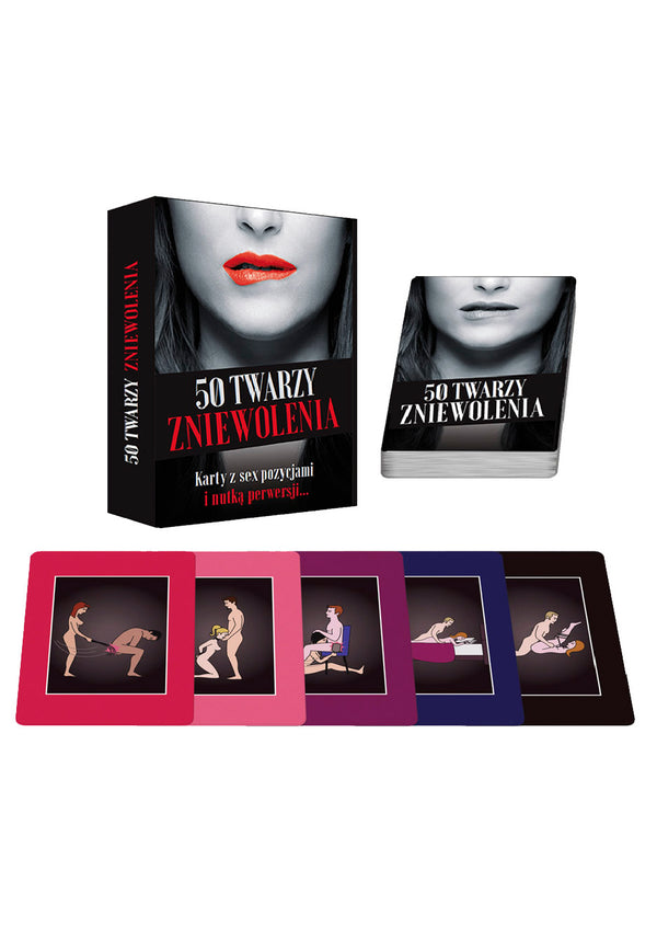 Gry 50 TWARZY ZNIEWOLENIA sex pozycje i nauka