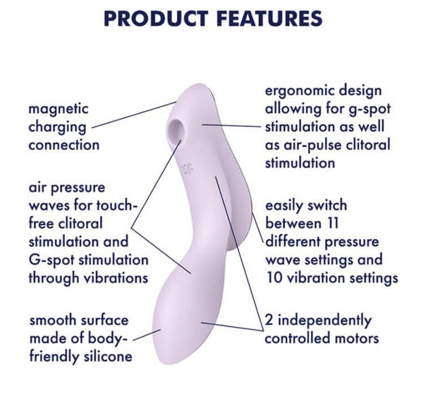 Curvy Trinity 2 Vibrator (violet)