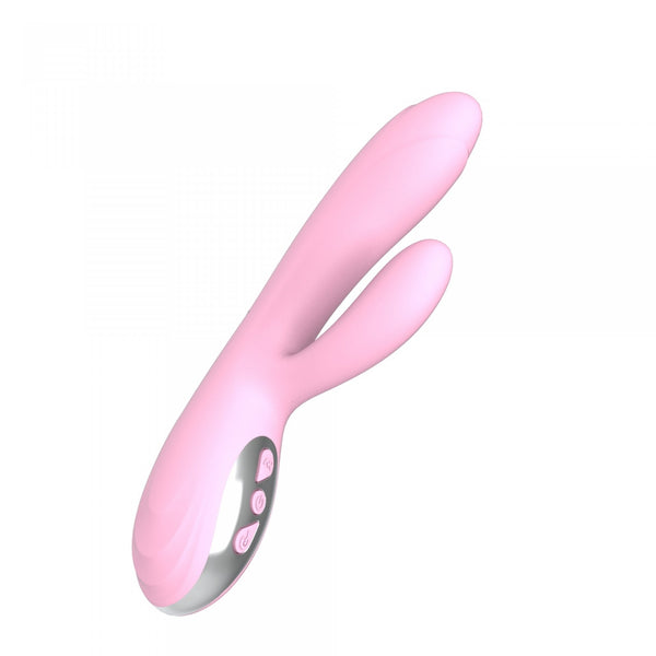 Wibrator Joker Heating Double Vibrating Massage Stick  Pink