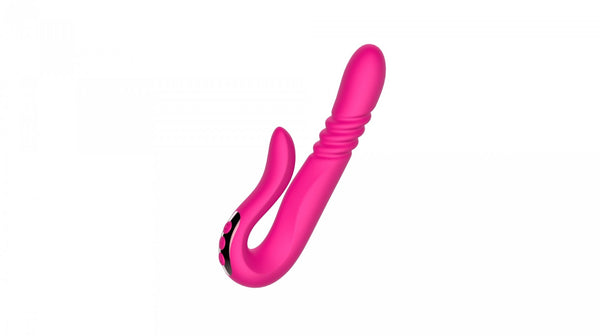 Deluxe Twirling Vibrating Thruster RED