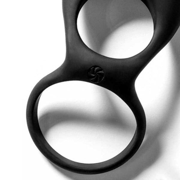 Pierścień  Vibrating Double Cockring Daydream Black